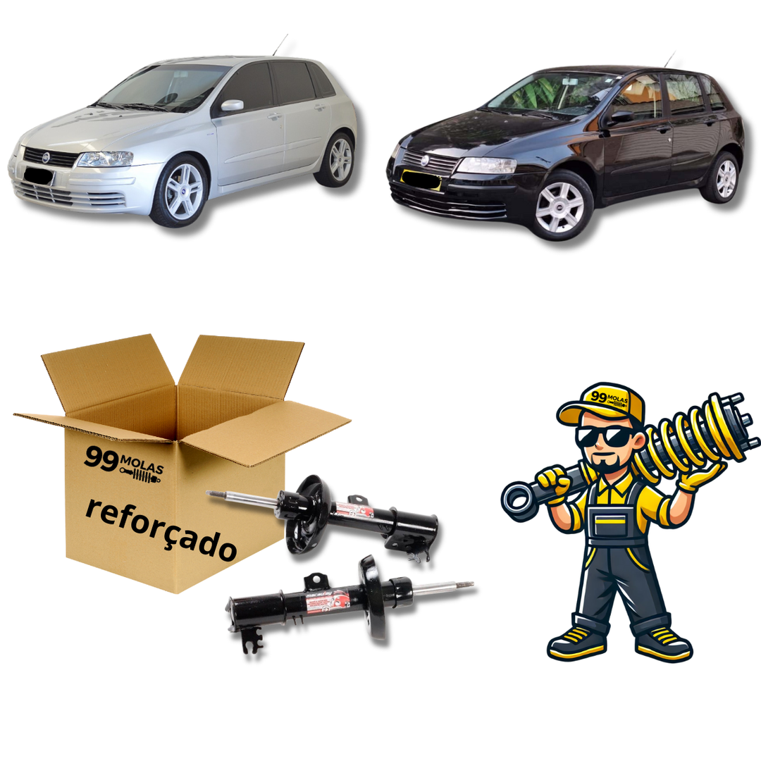 Amortecedor Reforçado Fiat Stilo Kit Dianteiro