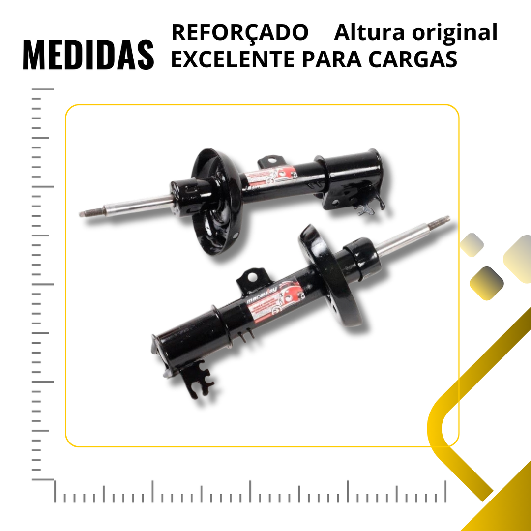 Amortecedor Reforçado Citroën C4 Hatch Kit Dianteiro