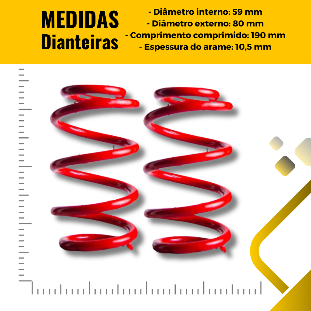 Molas Slim Citroen C4 VTR Kit Dianteiro