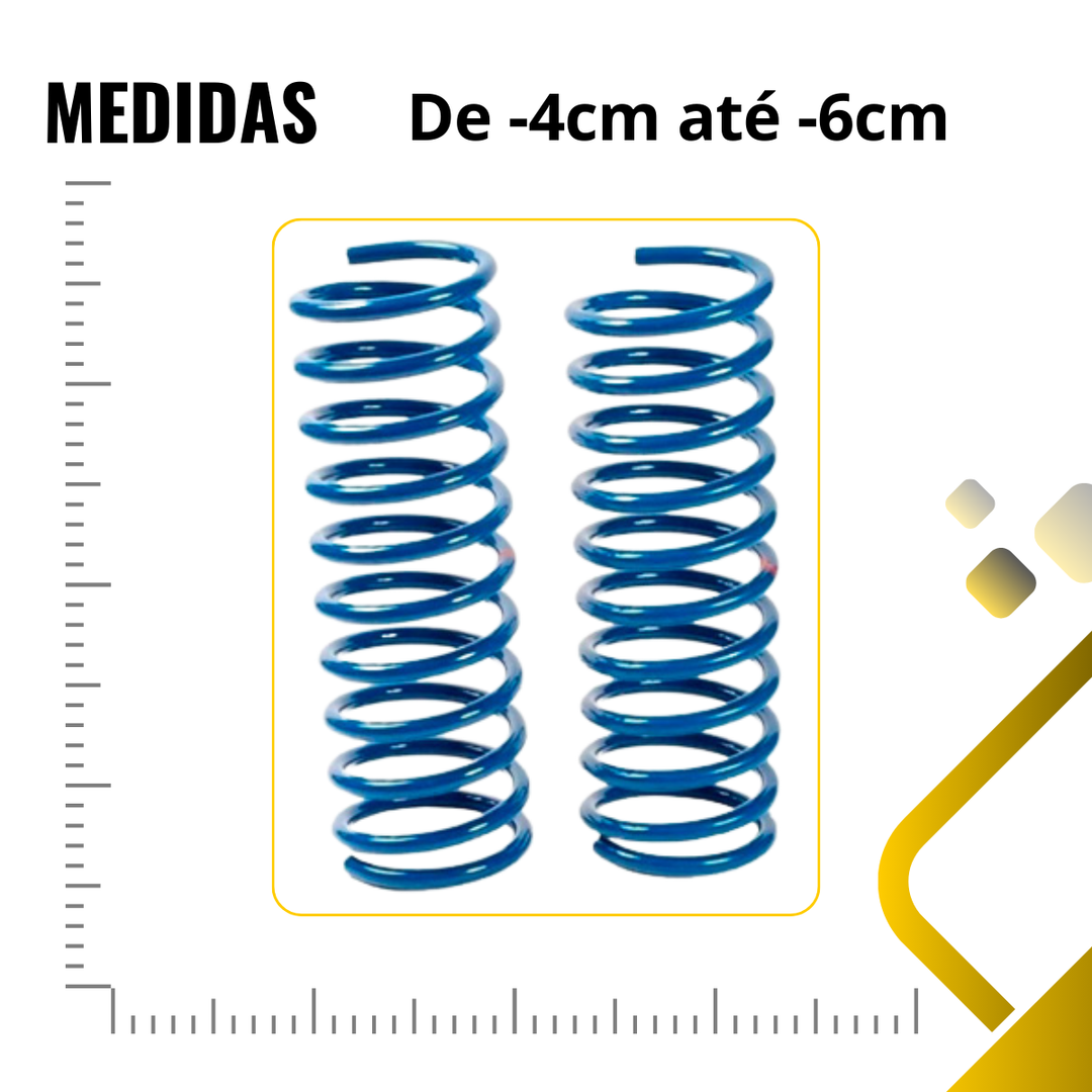 Molas Esportivas Citroen C4 VTR Kit Dianteiro