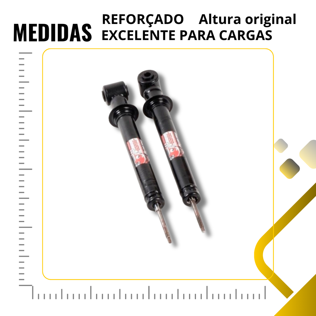 Amortecedor Reforçado Citroën C4 Pallas Kit Traseiro